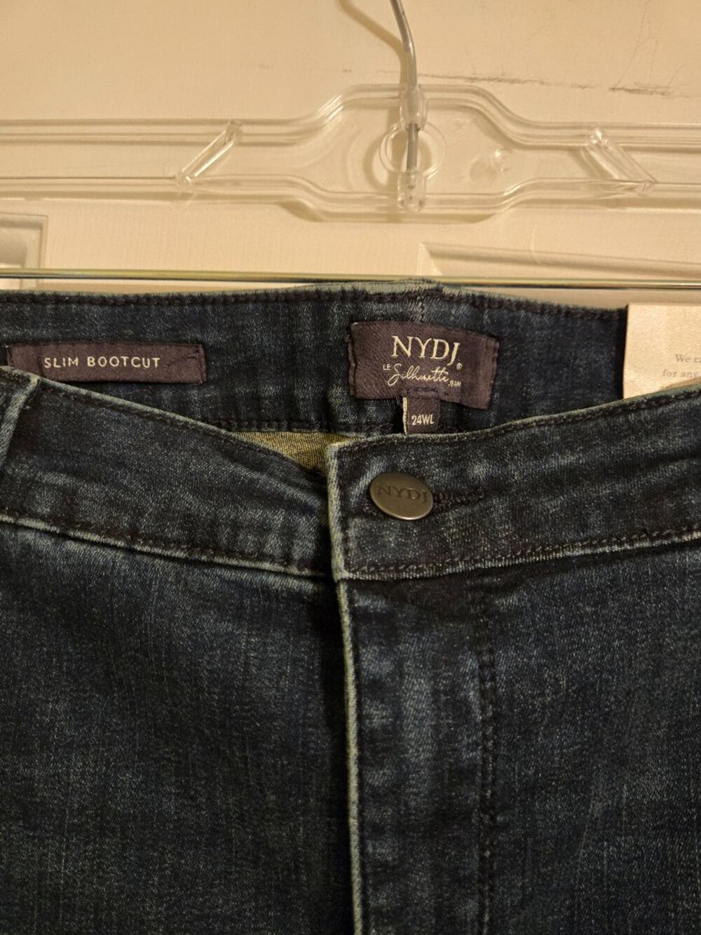 NYD slim bootcut jeans 24W long tall 24W
